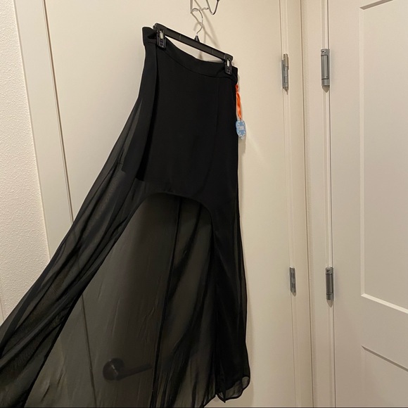 New L’amour Nanette Lepore high low sheer skirt - Picture 8 of 11